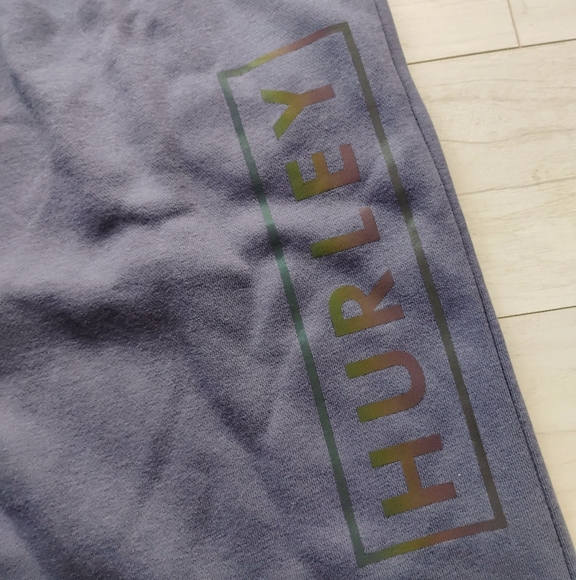 HURLEY NEW Boxed Logo Fleece Joggers Sweatpants - Picture 6 of 15